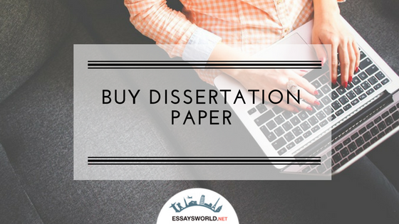 Buy a dissertation paper